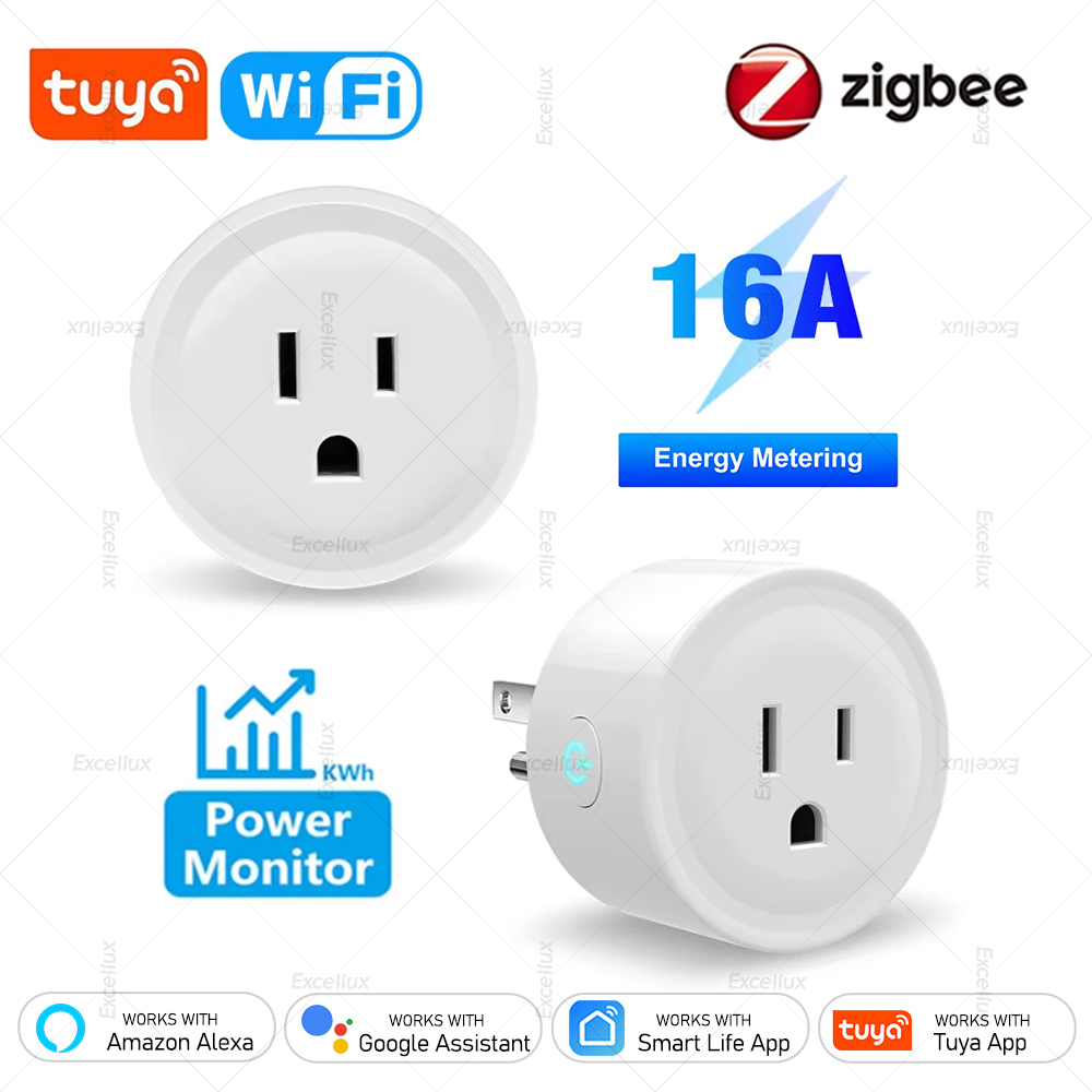 Tuya Wifi Socket - Tuya 16A Smart Plug Zigbee WiFi