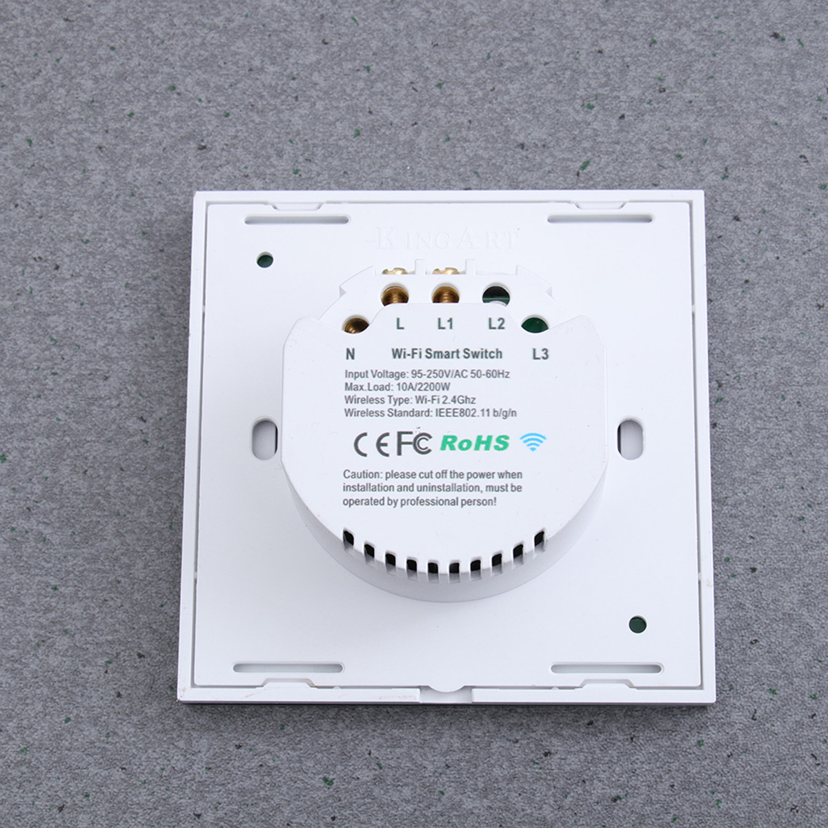 Smart Home Lighting Control - WiFi Touch Switch Panel 1 Gang