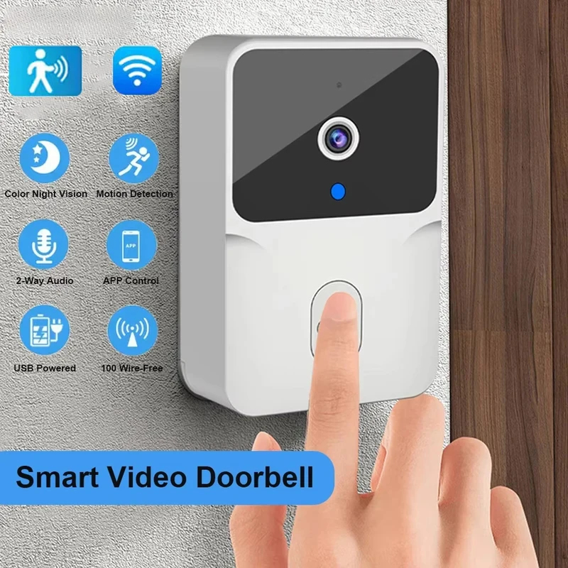 Smart Home Ecosystems - Smart Home WiFi Video Doorbell Wireless