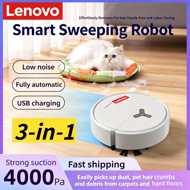 Smart Home Robot - Lenovo 3-in-1 Smart Sweeping Robot Aspirateur