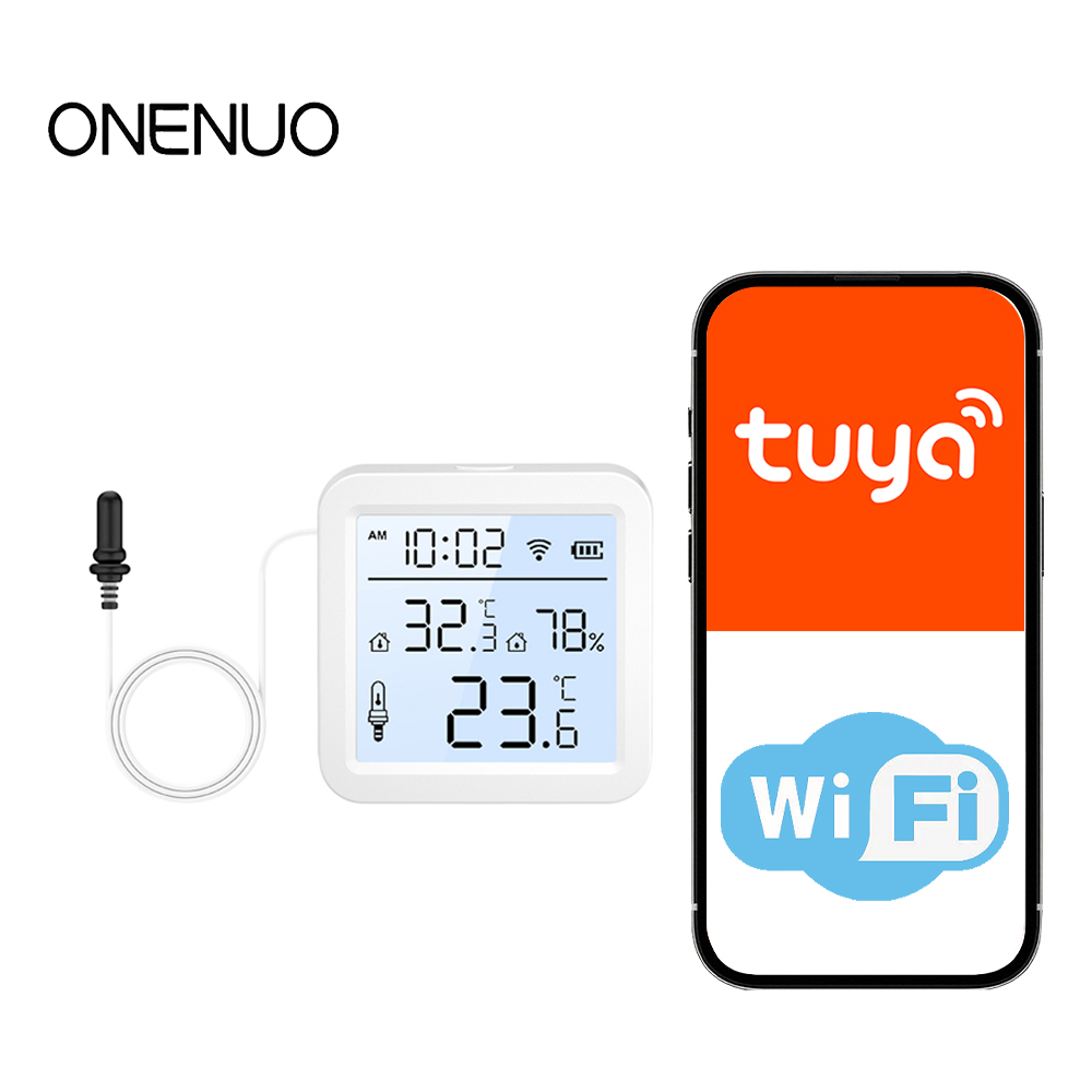 Smart Home Outdoor - WiFi Humidity Temperature Sensor with External