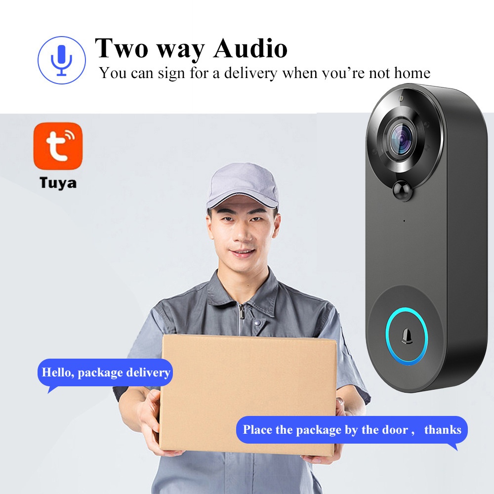 Tuya 1080P Wireless WIFI Doorb - đánh giá và giá Smart Home Battery Camera