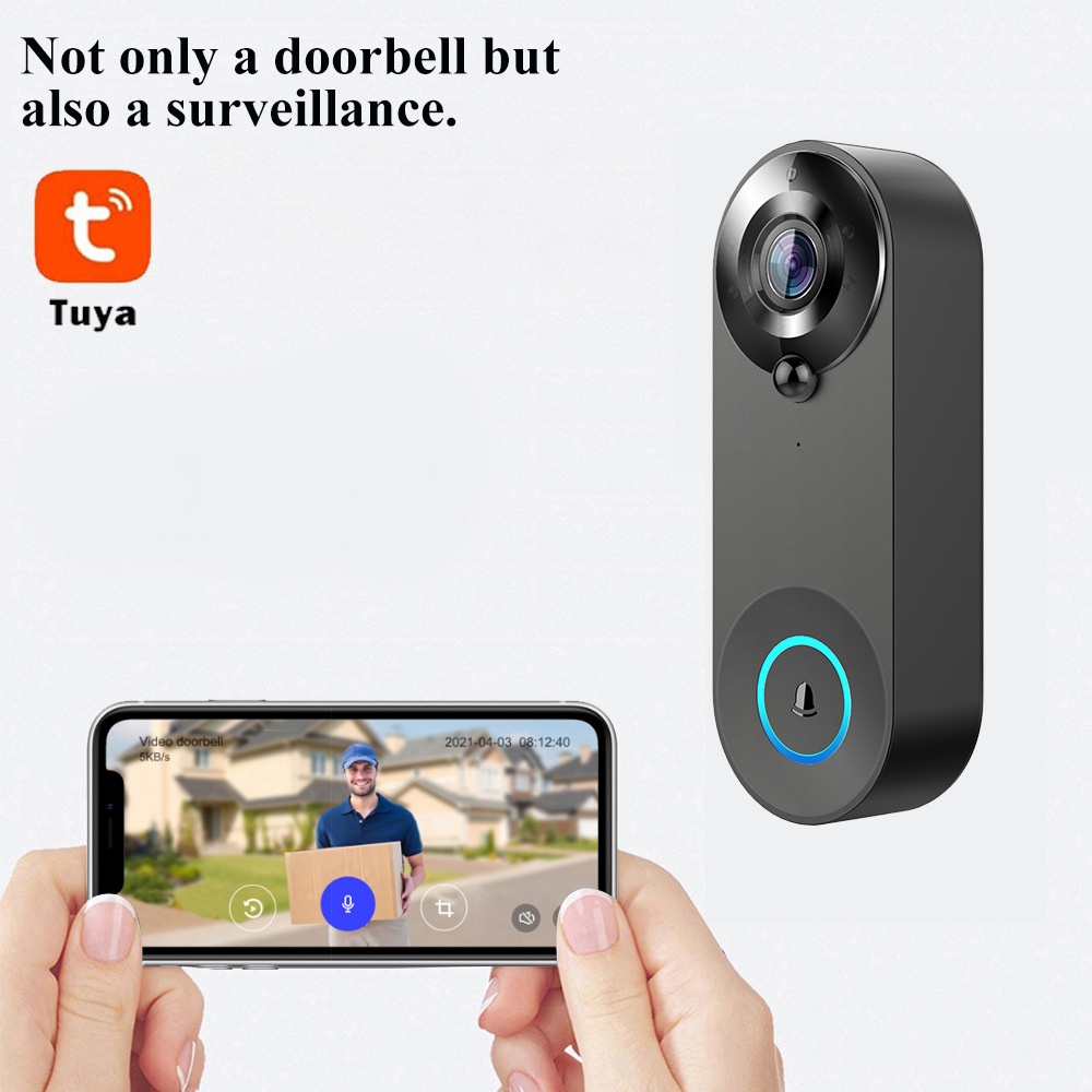 Tuya 1080P Wireless WIFI Doorb - đánh giá và giá Smart Home Battery Camera