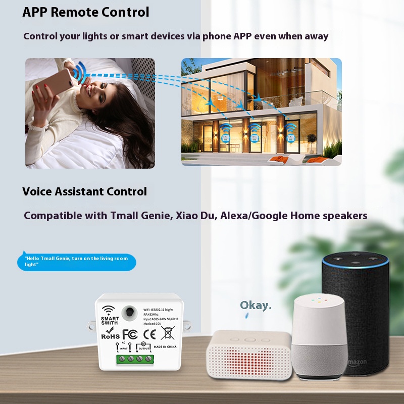 The Tuya Smart Switch-Off Devi - đánh giá và giá Tuya Smart Switch