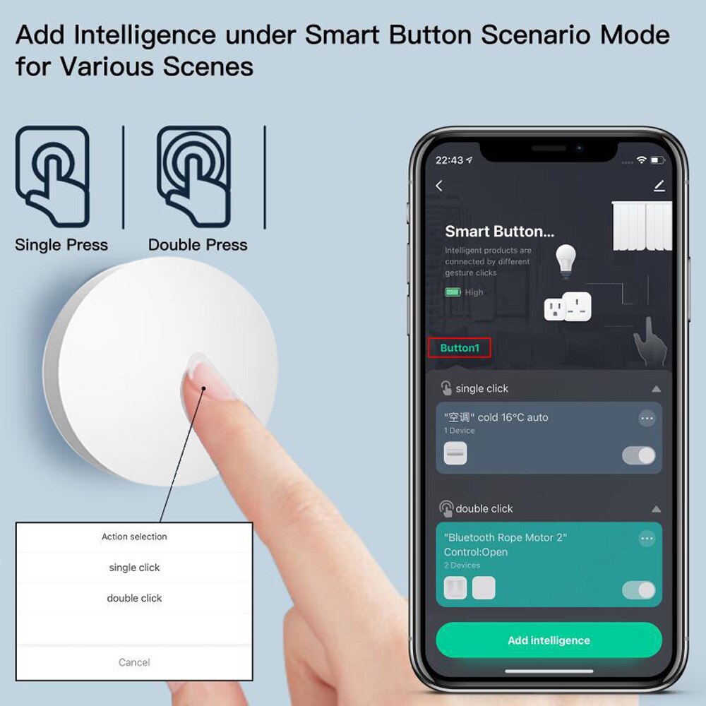 Tuya ZigBee Button Scene Switc - đánh giá và giá Smart Home Outdoor