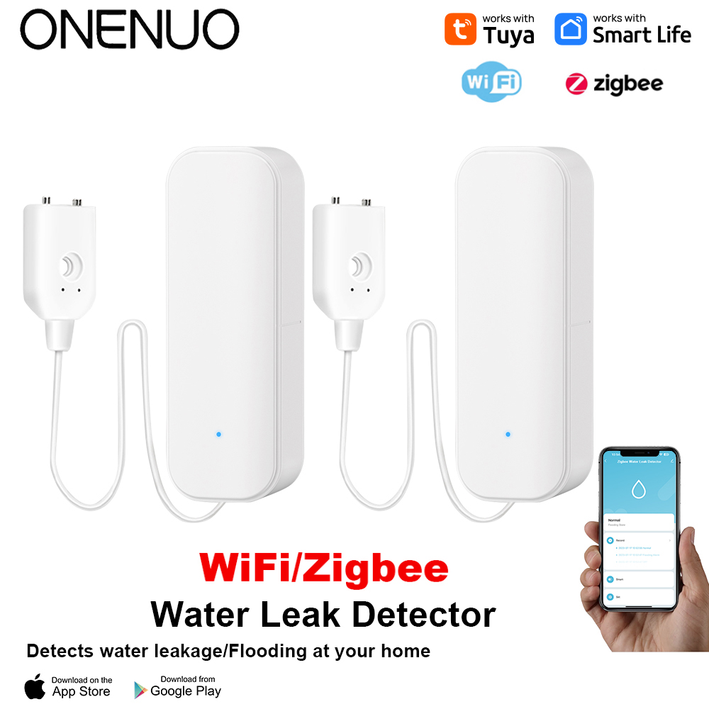 WiFi/Zigbee Water Sensor Tuya  - đánh giá và giá Smart Home Ecosystems