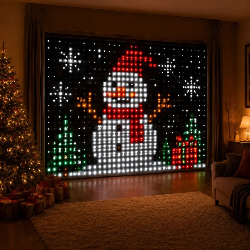 LED Pixel Curtain Lights Bluet - đánh giá và giá Smart Home Lighting Control