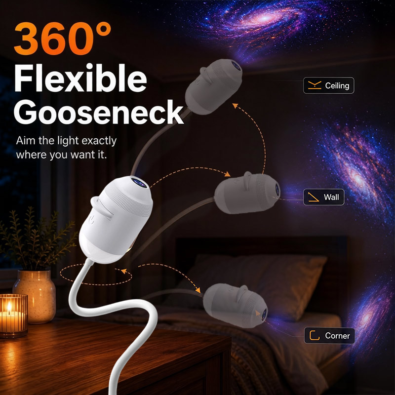 Holographic 5d Star Galaxy Oce - đánh giá và giá Smart Night Light