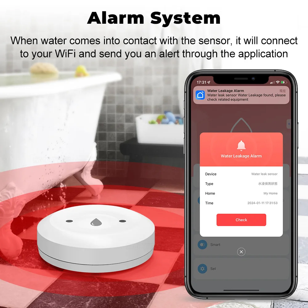 Tuya ZigBee Smart Water Immers - đánh giá và giá Smart Home Outdoor
