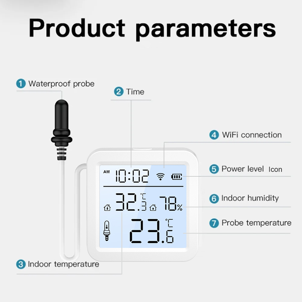 WiFi Humidity Temperature Sens - đánh giá và giá Smart Home Outdoor