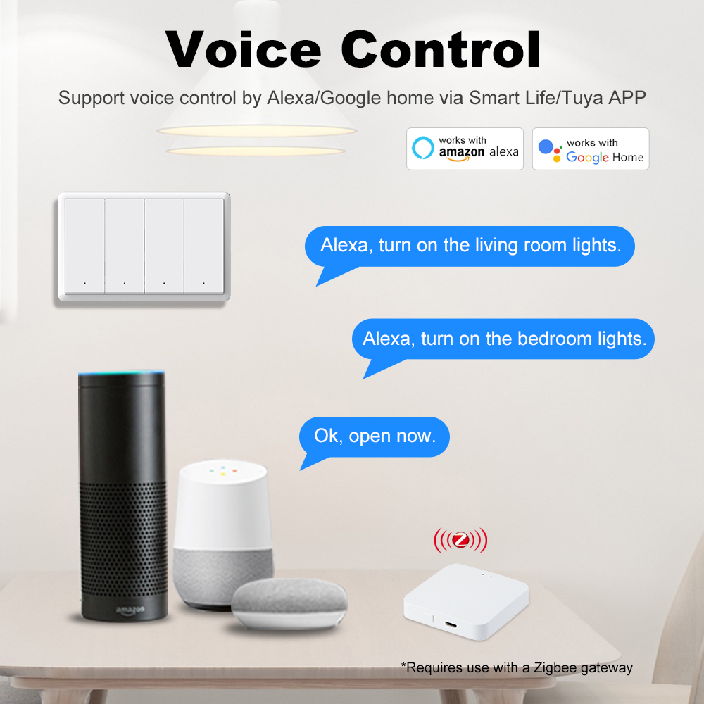 MANHOT ZigBee3.0 Smart Switch  - đánh giá và giá Tuya Smart Switch